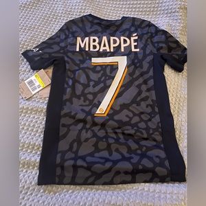 Kids Mbappe’ soccer jersey
